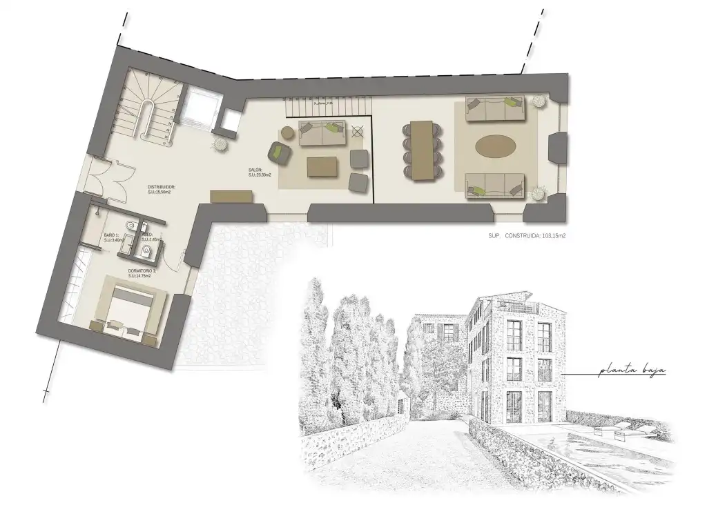 Country house with garden for sale in Sóller, imagen 4