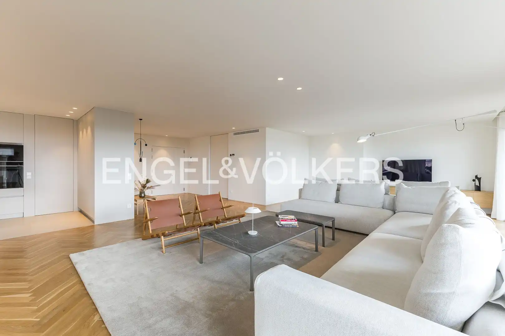 Sala de estar de Piso en venta en Barcelona con Aire acondicionado, Calefacción y Jardín privado