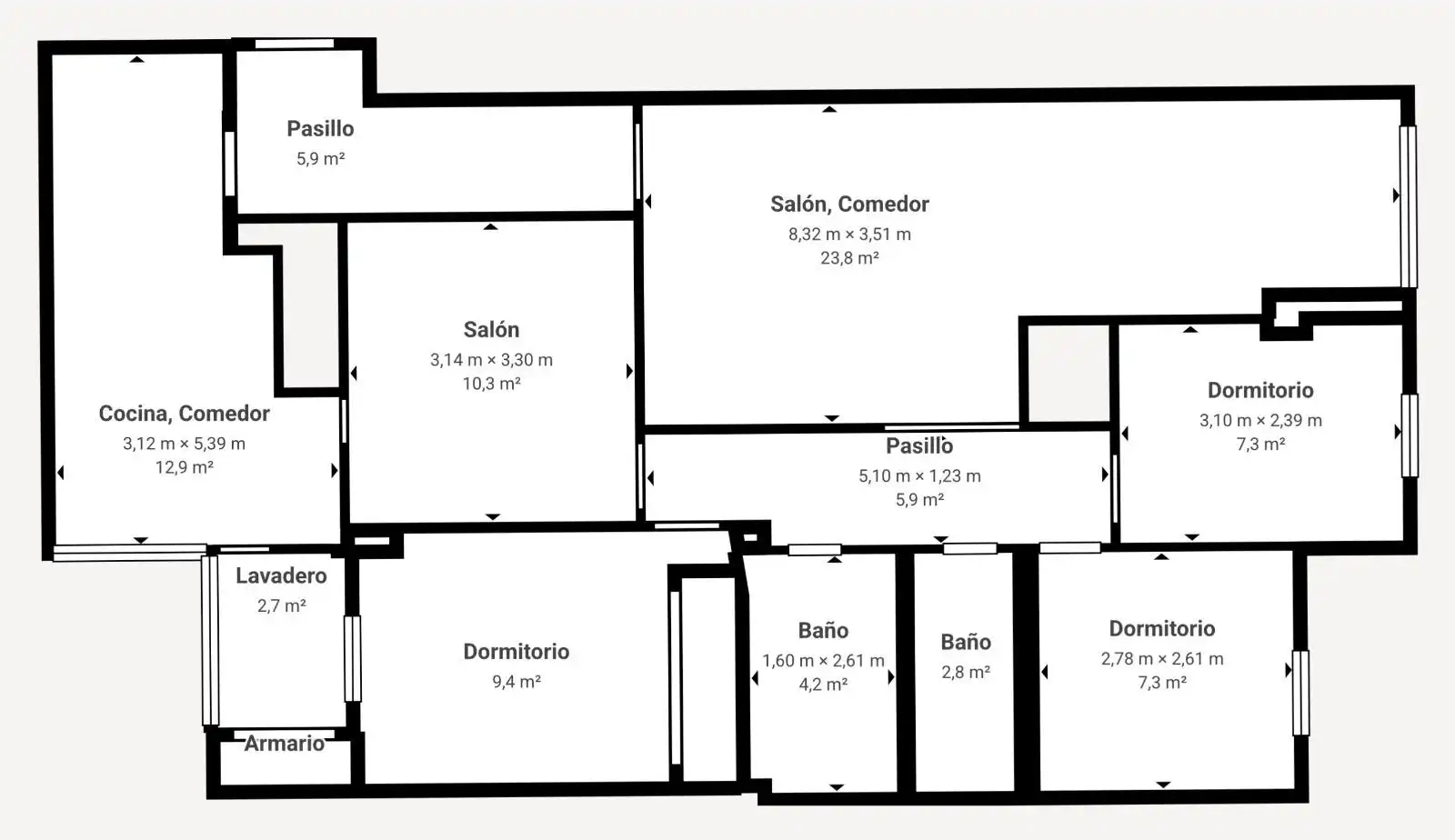 Piso con ascensor en venta en Calle ARQUITECTO JIMENEZ LACAL, imagen 38