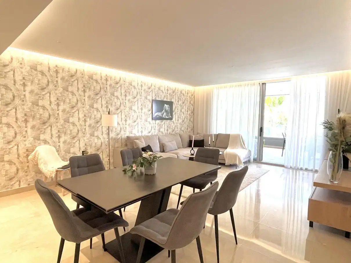 Dining room of Apartments for rent in Marbella  with Air Conditioner, Heating and Terrace