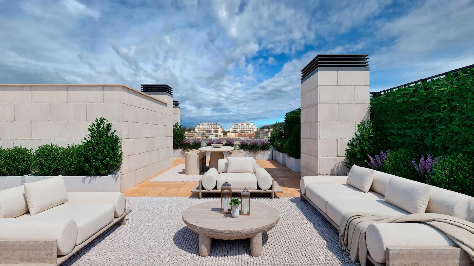 Terrasse von Dachboden zum Verkauf in Donostia - San Sebastián  mit Klimaanlage, Heizung und Terrasse
