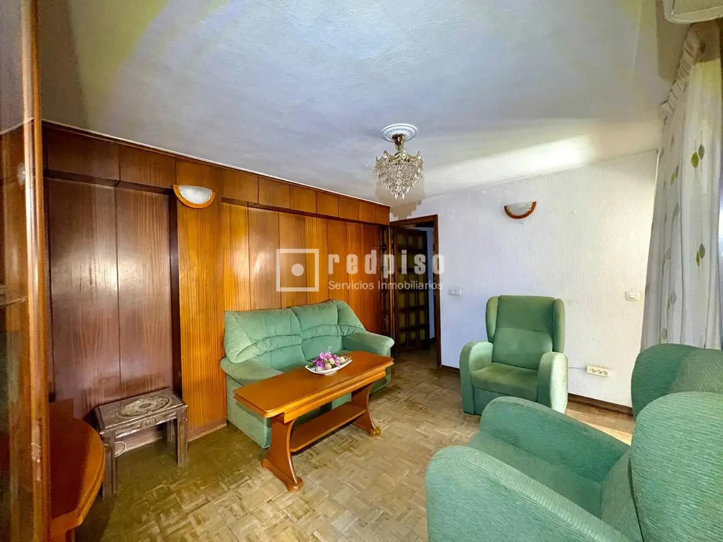 Sala d'estar de Pis en venda en Madrid amb Aire condicionat, Parquet i Terrassa