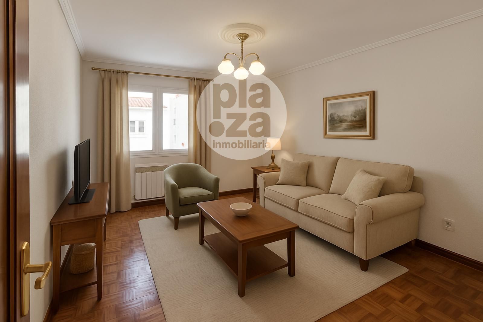 Sala d'estar de Pis en venda en Burgos Capital amb Calefacció