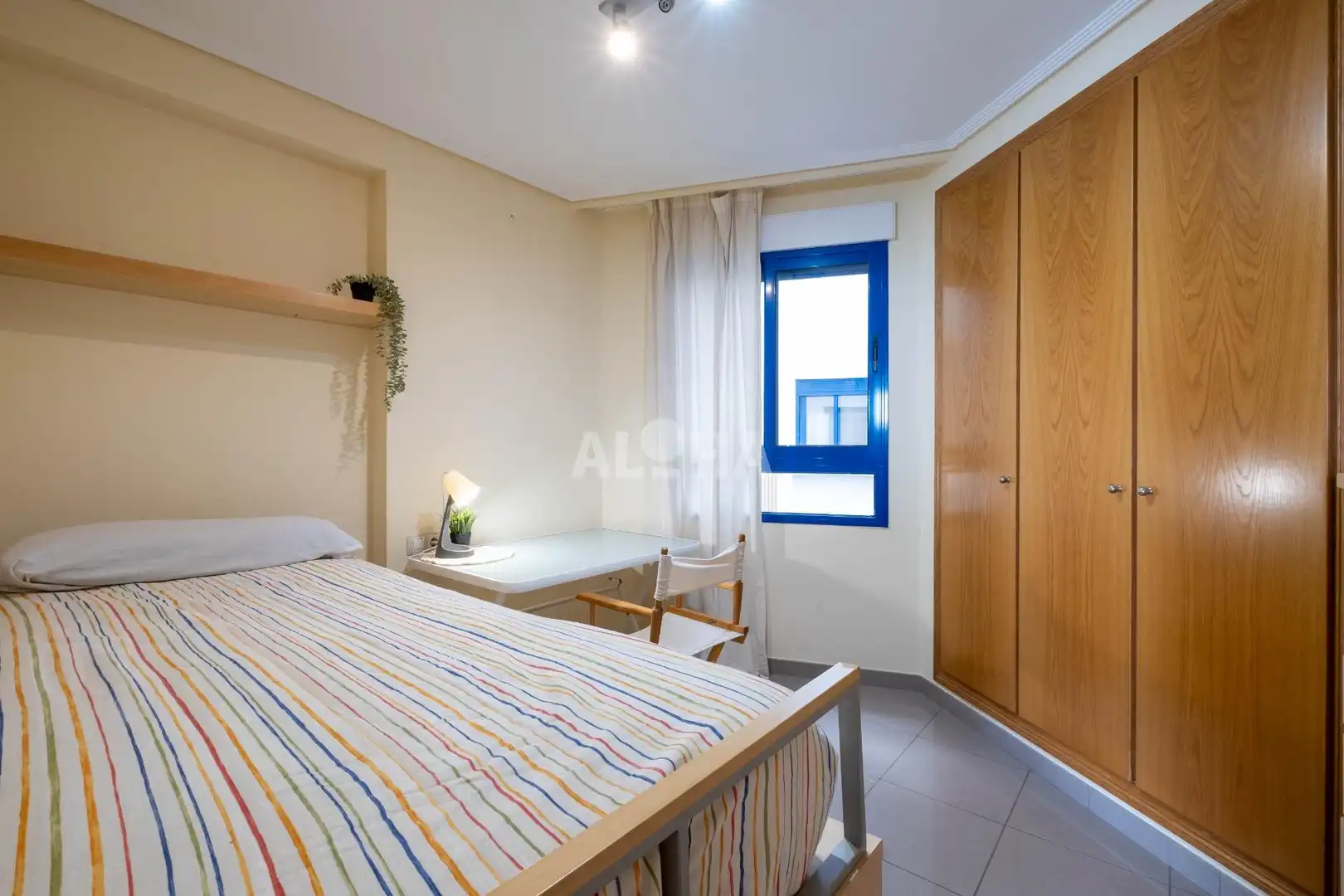 Bedroom of Apartments for rent in Alboraya  with Air Conditioner, Heating and Private garden