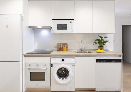 Kitchen of Flat to rent in Málaga Capital  with Air Conditioner and Terrace