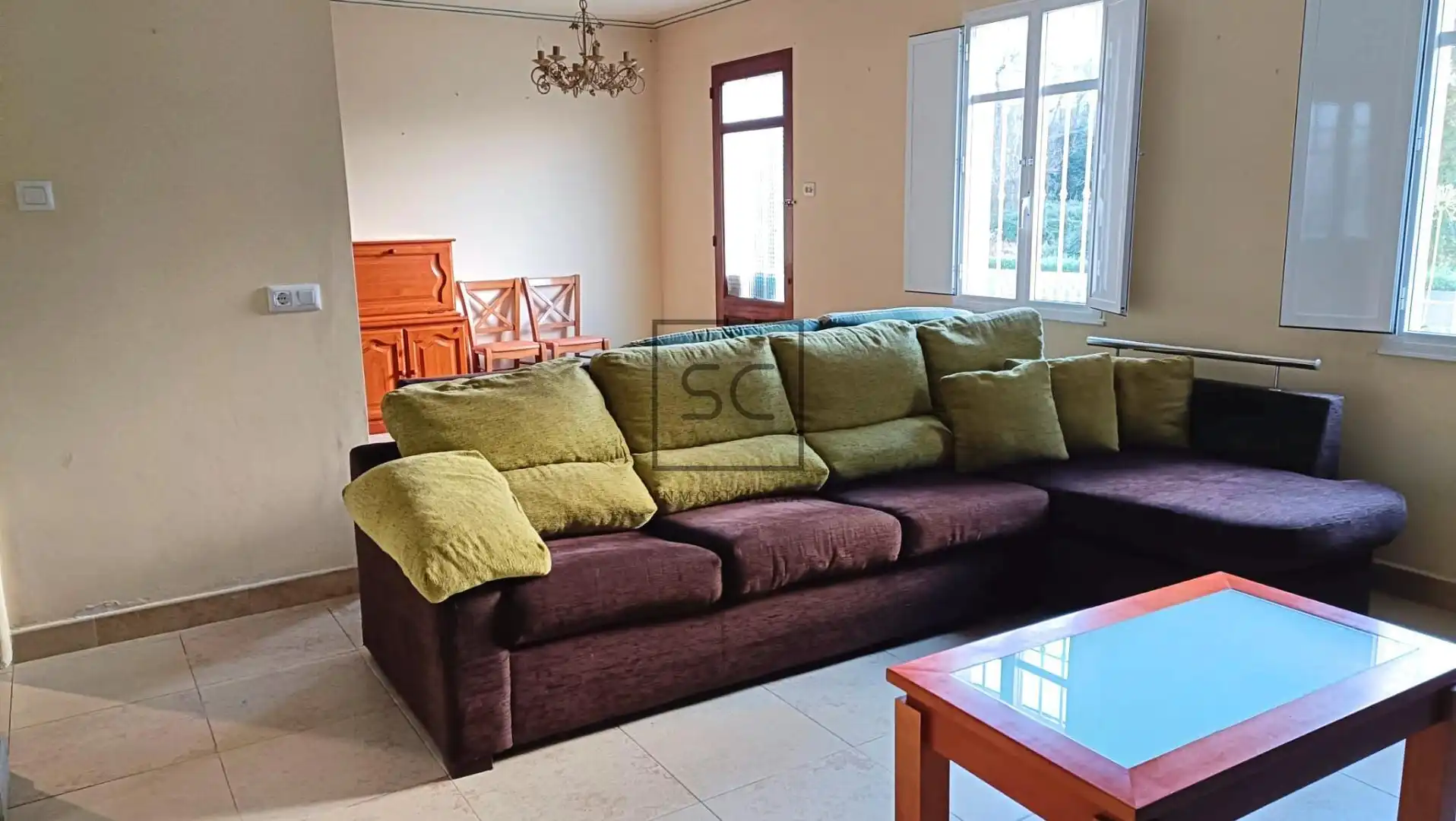 Sala de estar de Casa o chalet en venta en San Sadurniño con Jardín privado y Terraza
