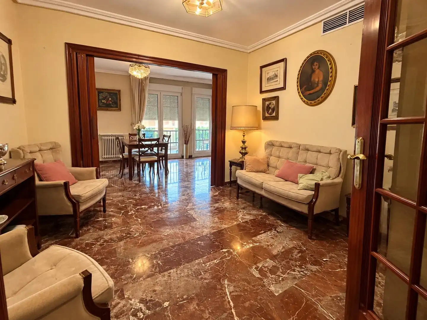 Sala de estar de Piso de alquiler en Poniente-Sur