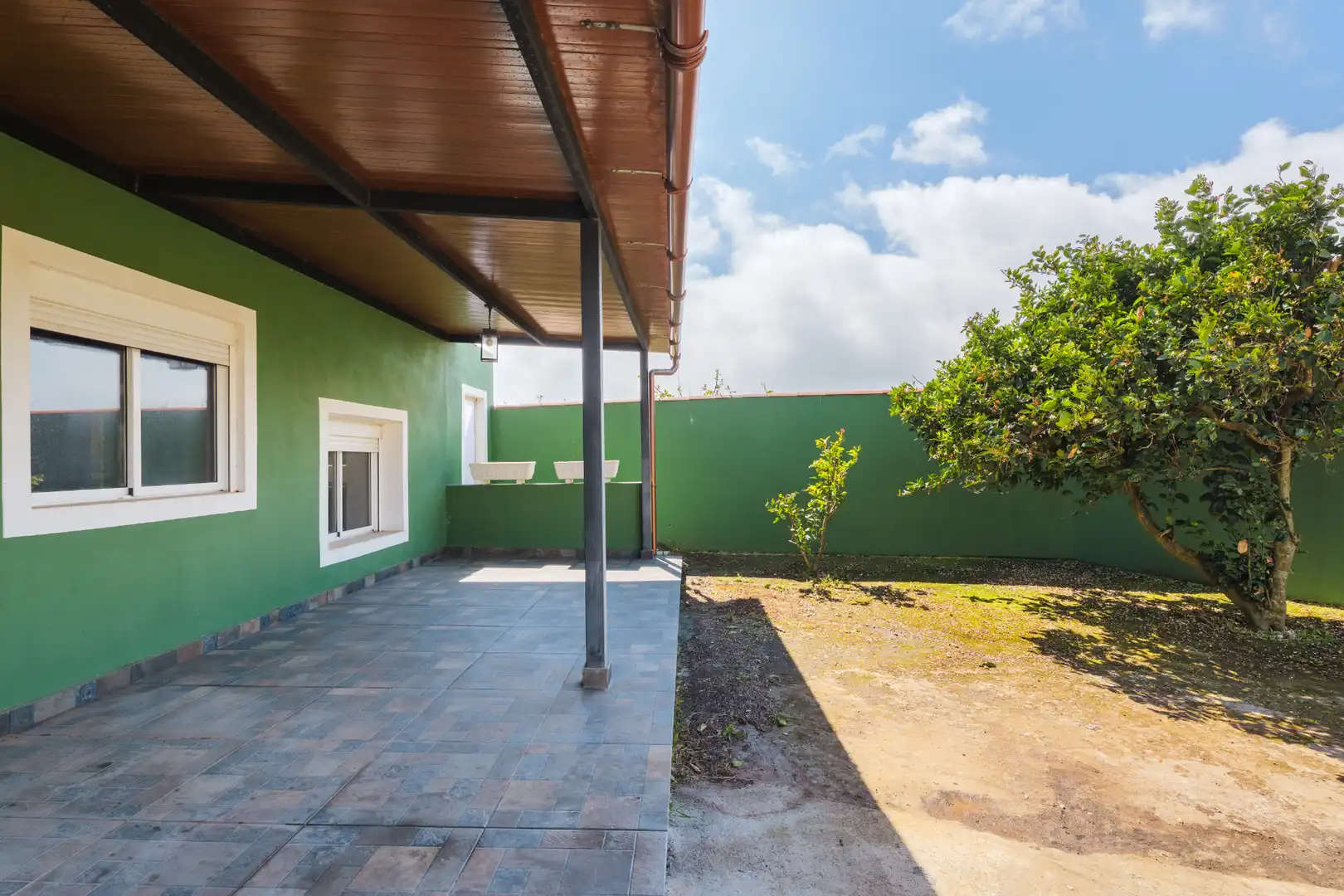 Terrassa de Casa o xalet en venda en El Rosario amb Jardí privat, Terrassa i Forn