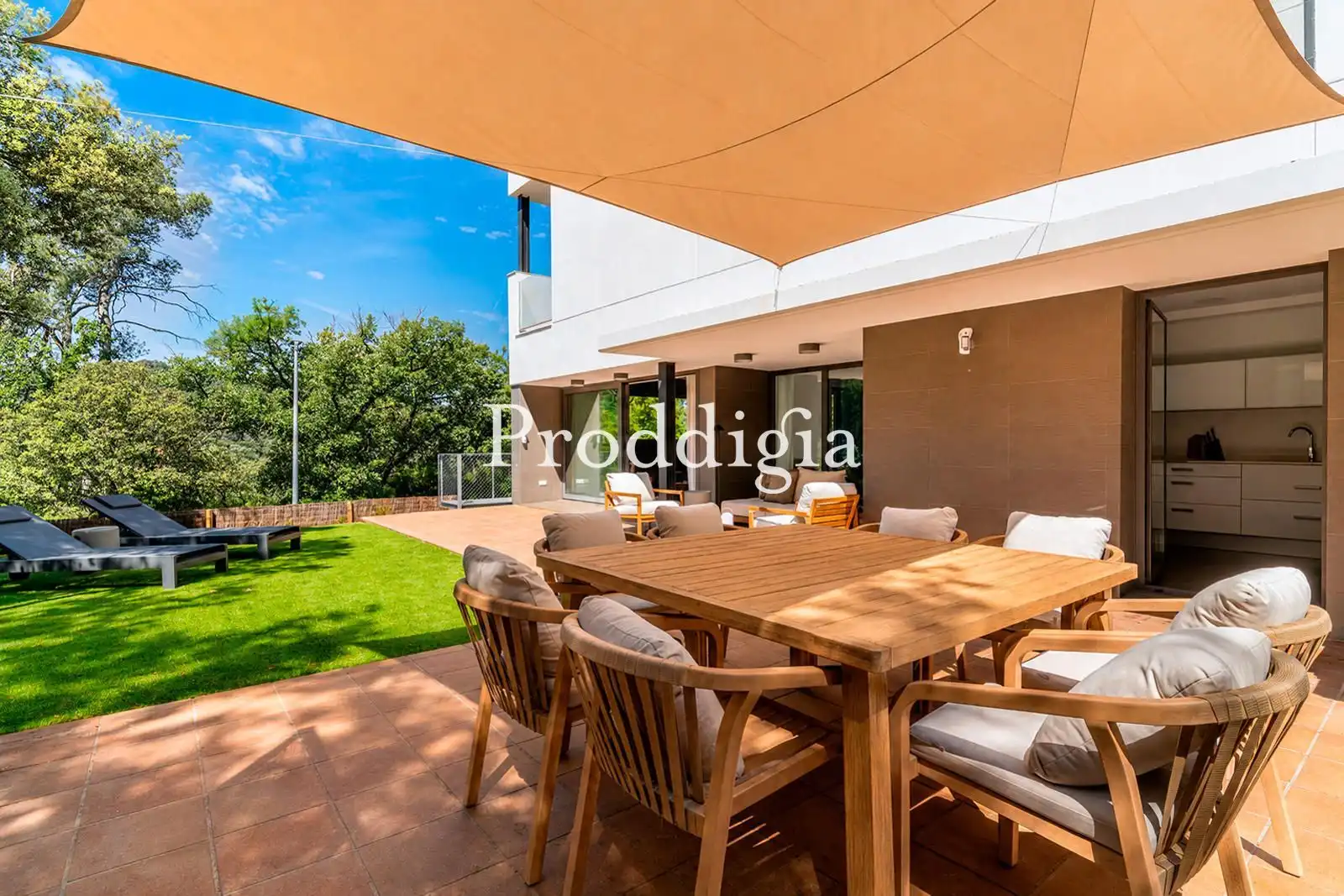 Terraza de Casa o chalet de alquiler en Barcelona con Aire acondicionado, Calefacción y Amueblado