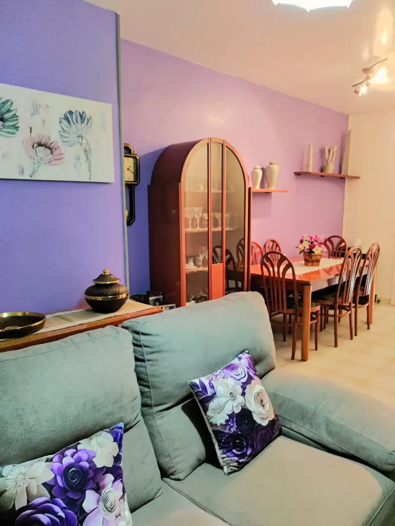 Living room of Flat for sale in Lorca  with Air Conditioner, Terrace and Furnished