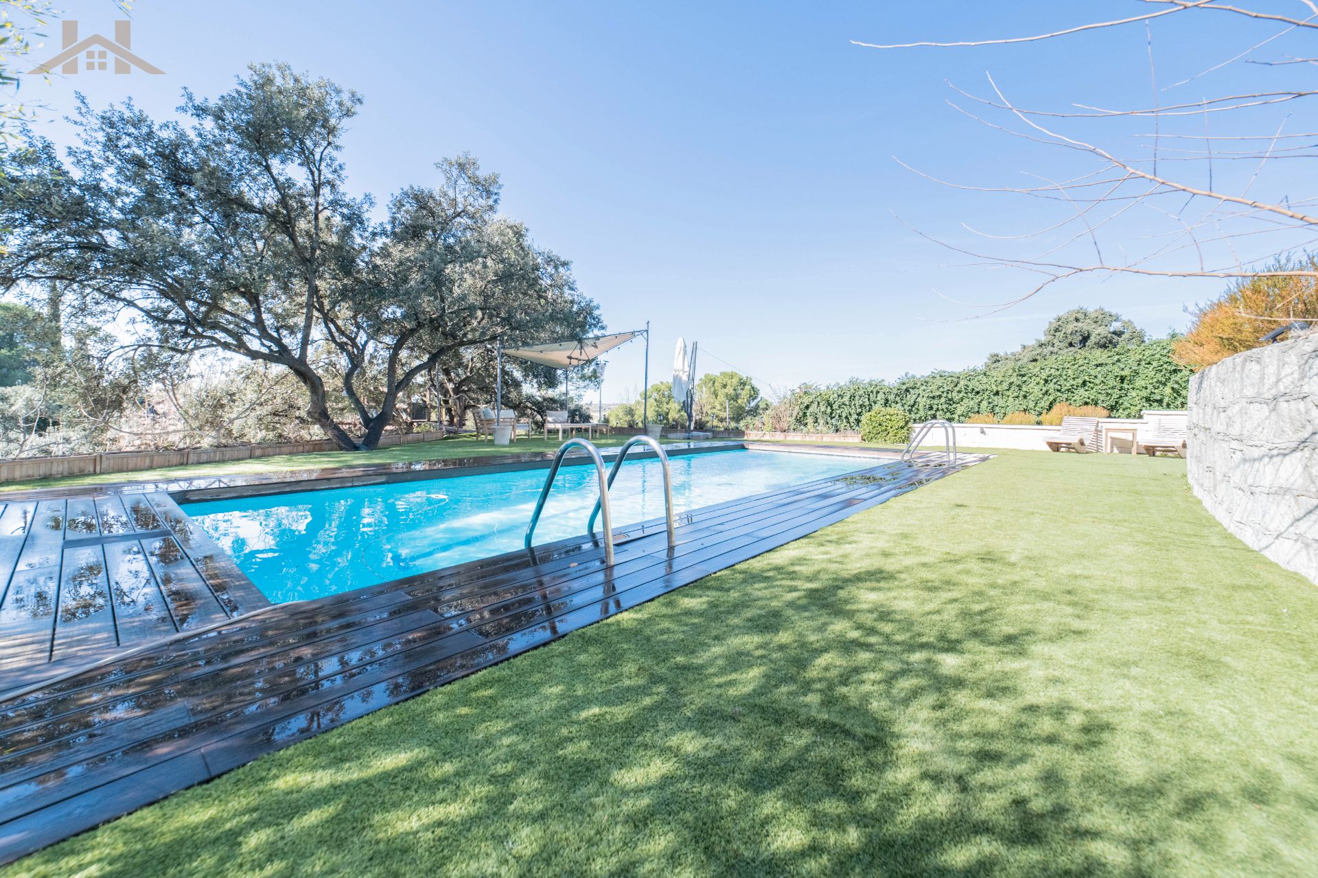 Swimming pool of House or chalet for sale in Arroyomolinos (Madrid)  with Air Conditioner, Heating and Private garden