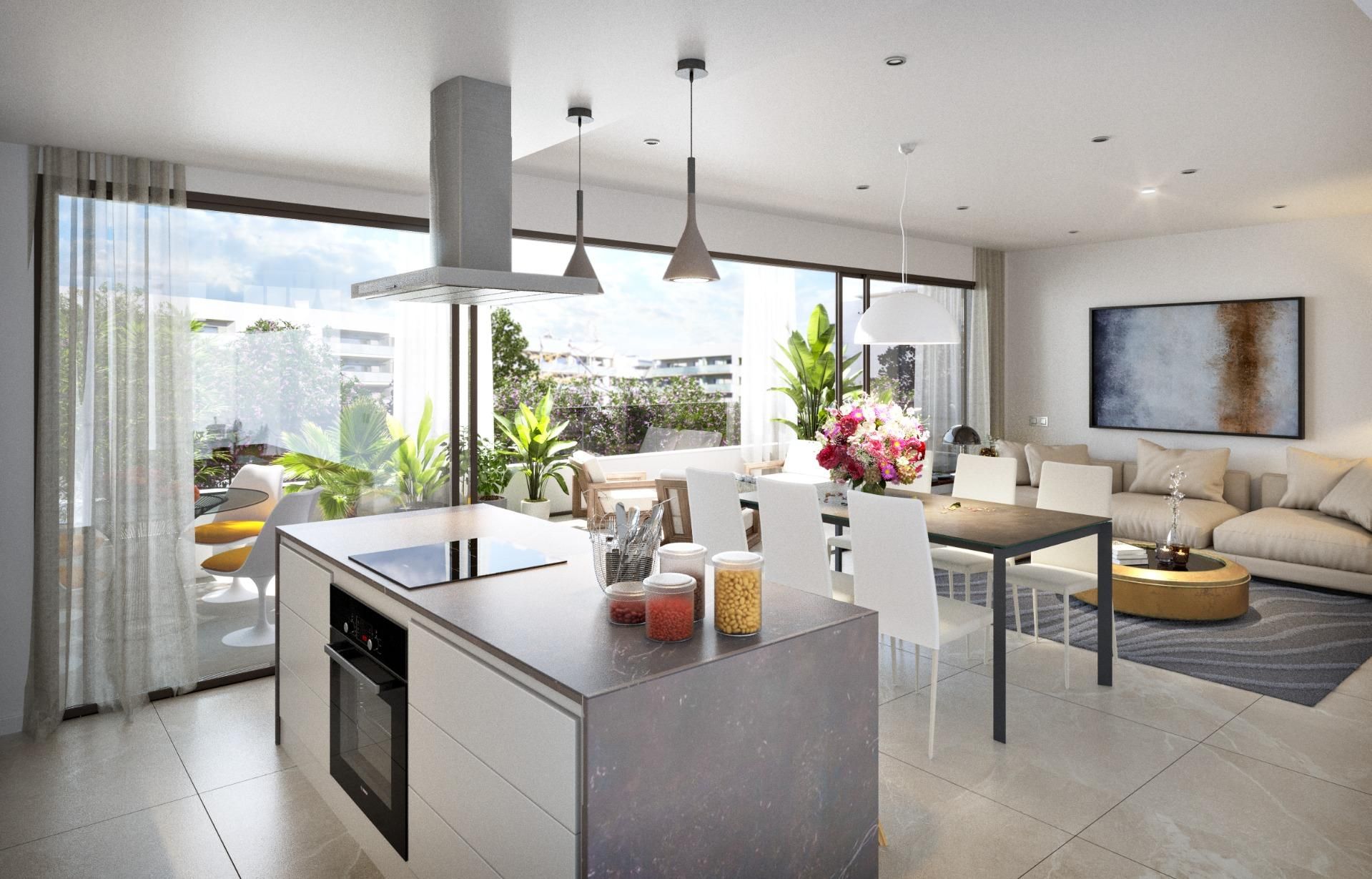 Kitchen of Flat for sale in Sant Joan d'Alacant  with Heating, Private garden and Terrace