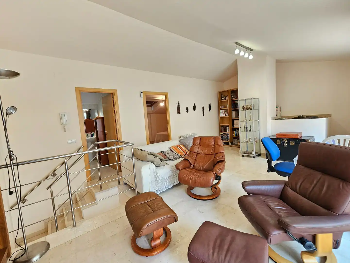 Living room of Duplexes for sale in Terrassa  with Air Conditioner, Heating and Storage room
