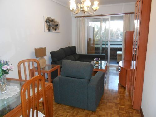 Sala de estar de Piso de alquiler en Donostia - San Sebastián  con Calefacción, Terraza y Amueblado