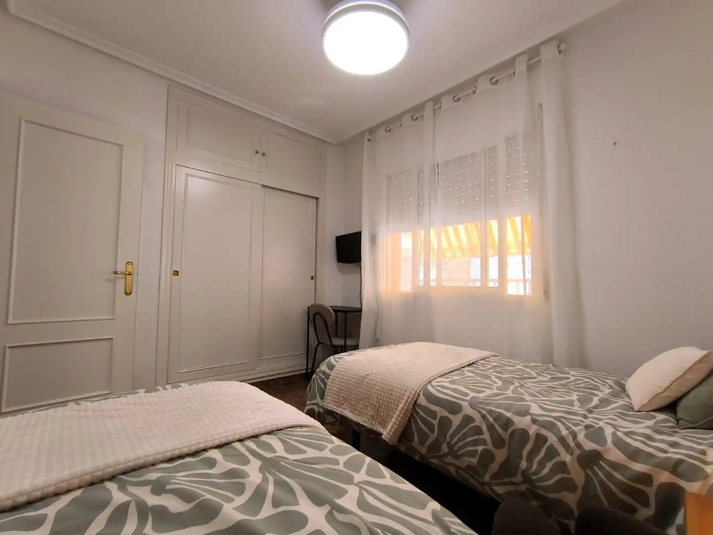 Dormitori de Apartament de lloguer en San Javier amb Aire condicionat, Calefacció i Terrassa