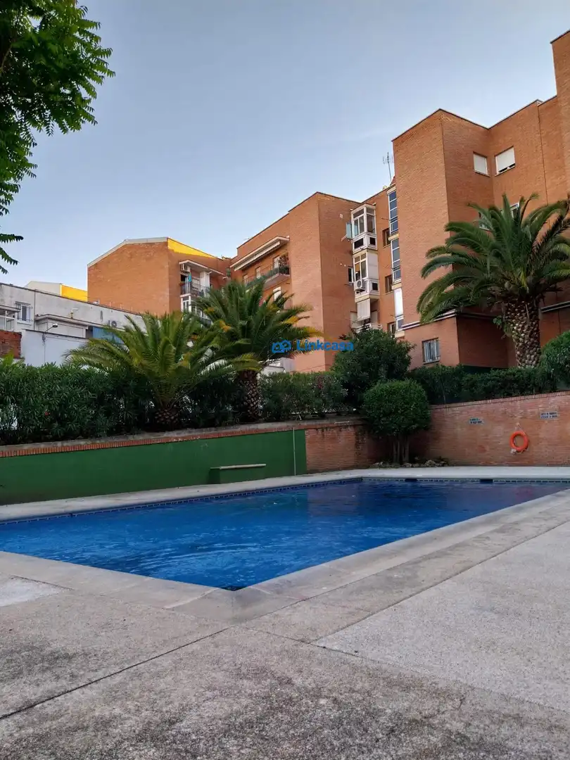 Swimming pool of Flat for sale in Madrid  with Heating, Private garden and Terrace