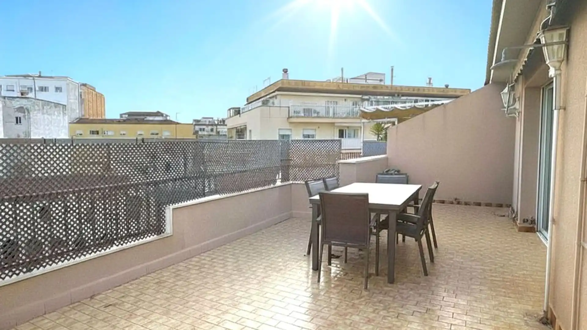Terrace of Attic for sale in Vilanova i la Geltrú  with Heating, Terrace and Furnished