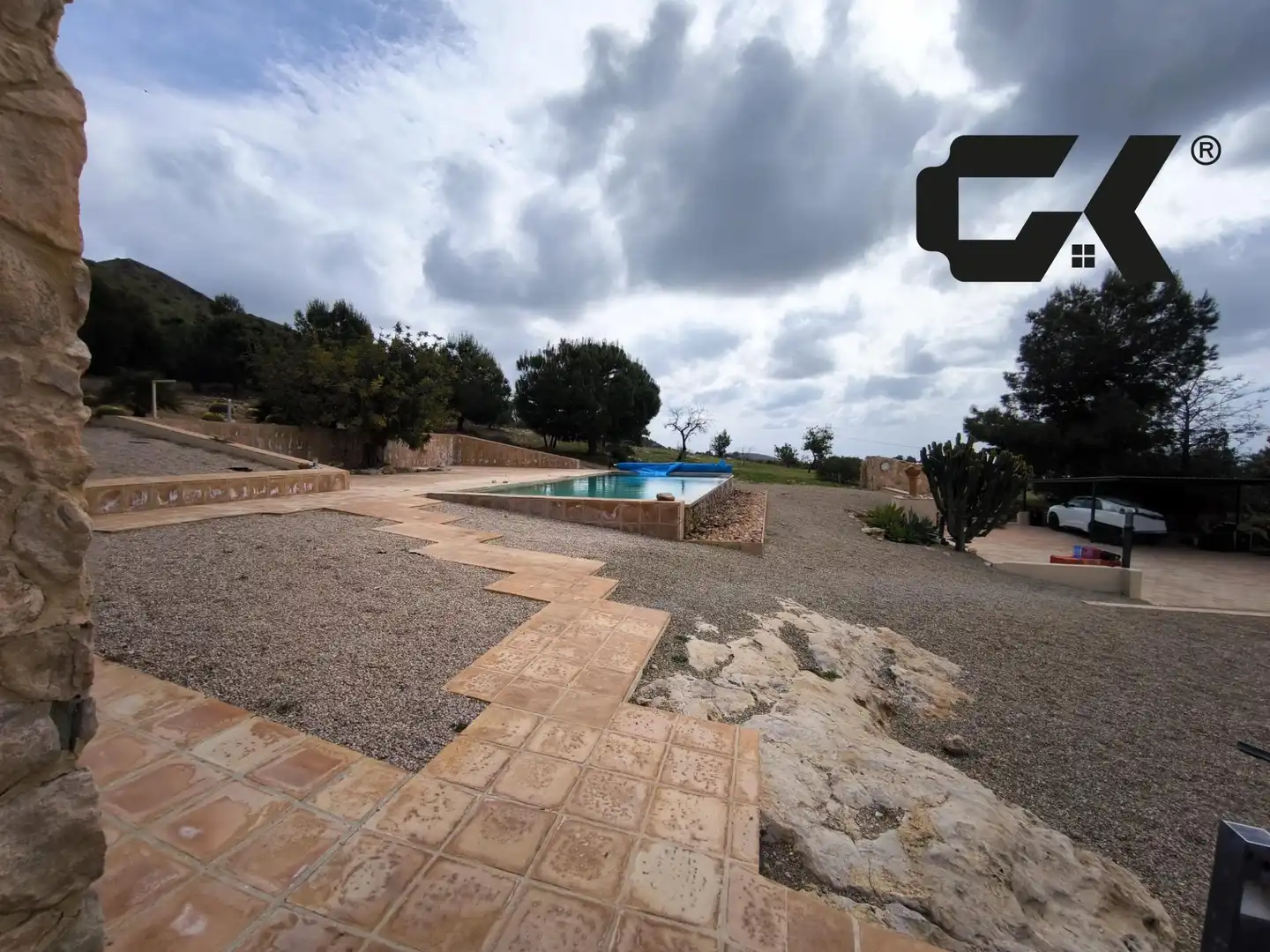 Piscina de Finca rústica en venda en Mazarrón amb Terrassa, Piscina i Moblat
