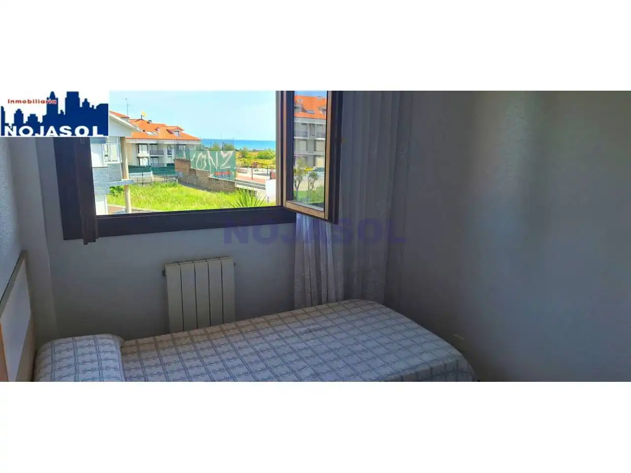 Schlafzimmer von Wohnung zur Miete in Noja mit Heizung, Terrasse und Möbliert