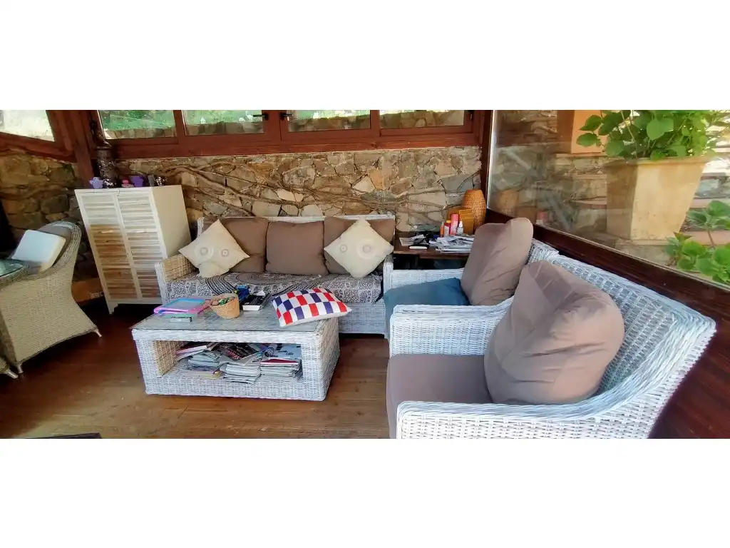 Terraza de Finca rústica en venta en Amer con Aire acondicionado