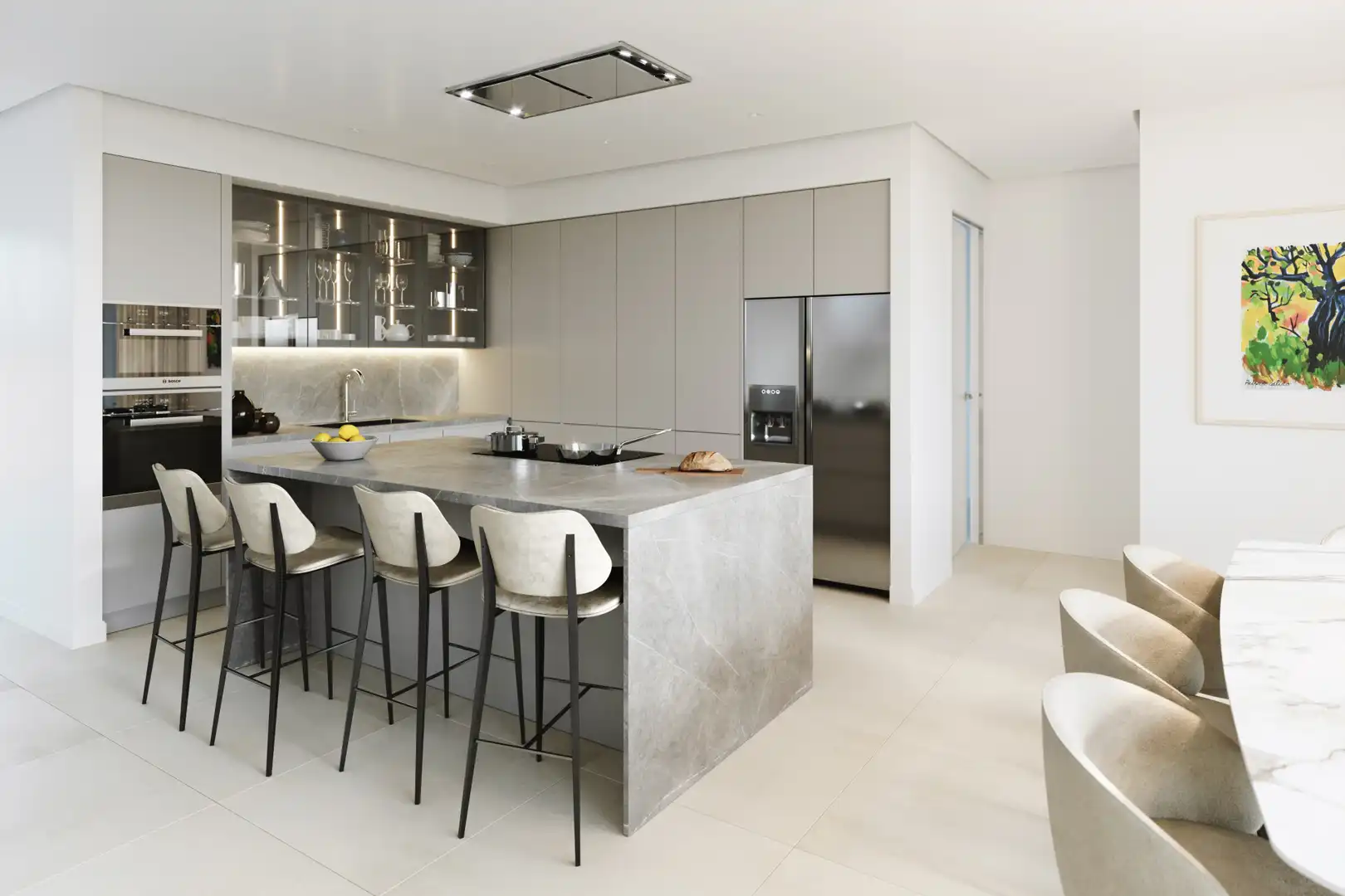 Kitchen of Attic for sale in Estepona  with Air Conditioner, Heating and Terrace