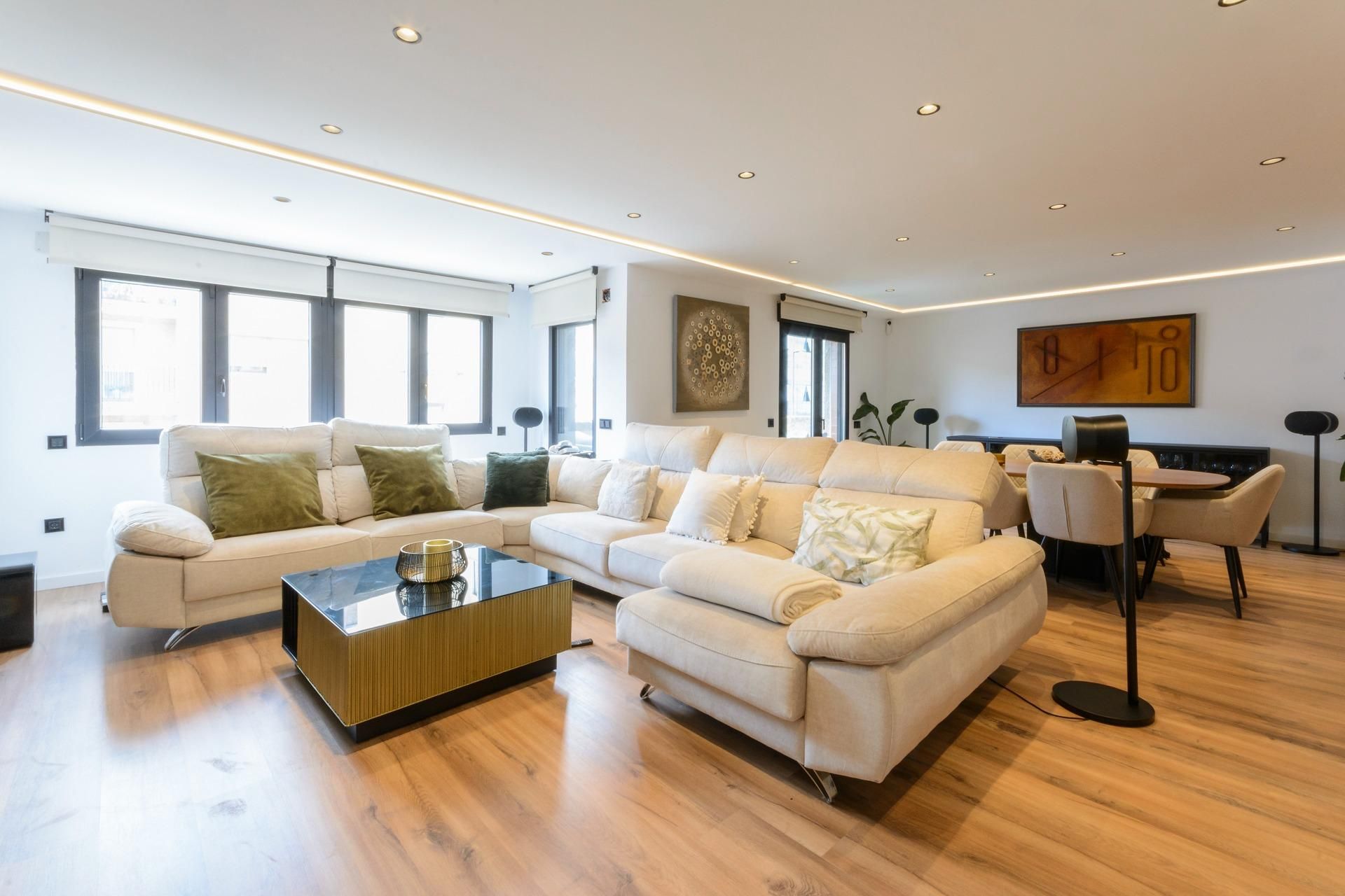 Living room of Flat for sale in Gandia  with Air Conditioner, Heating and Terrace