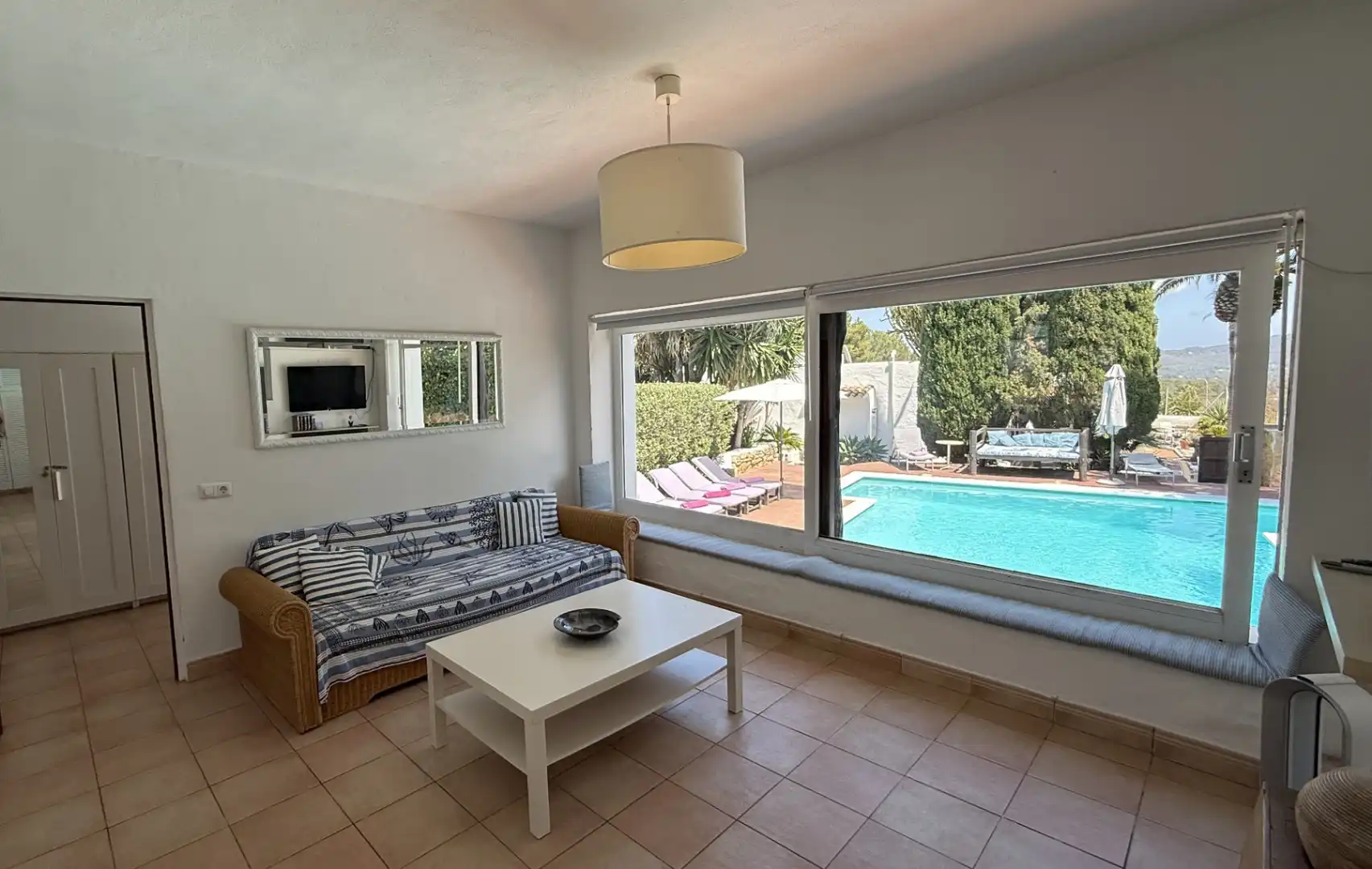 Living room of Houses for sale in Sant Antoni de Portmany  with Air Conditioner, Heating and Private garden