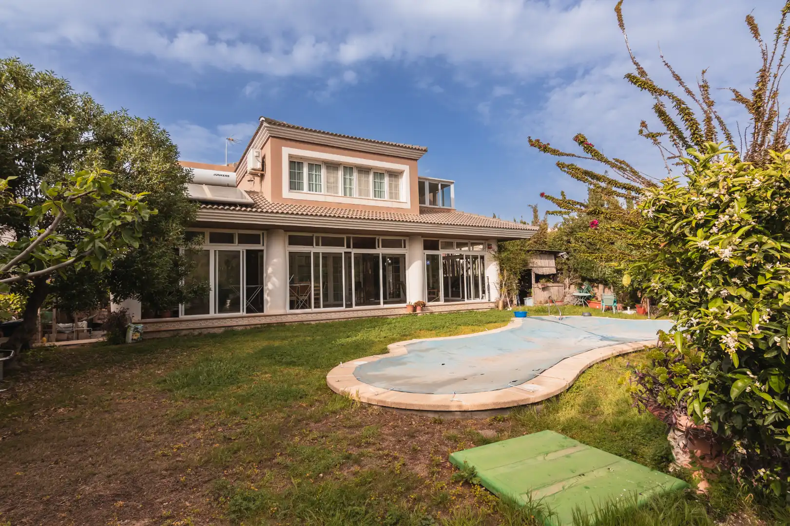 Exterior view of Houses for sale in Vícar  with Air Conditioner, Heating and Private garden