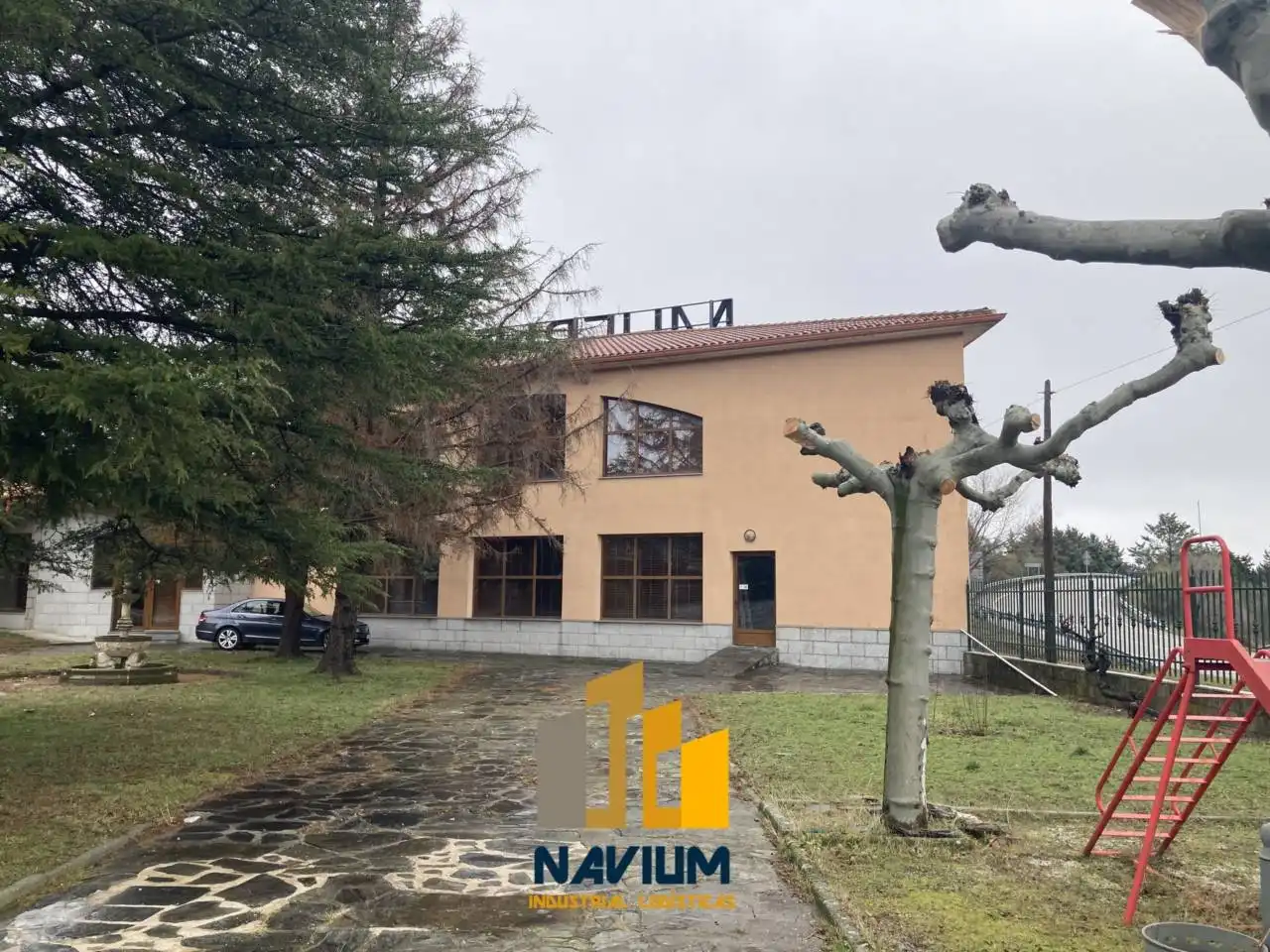 Exterior view of Industrial buildings for sale in La Cabrera  with Heating and Alarm