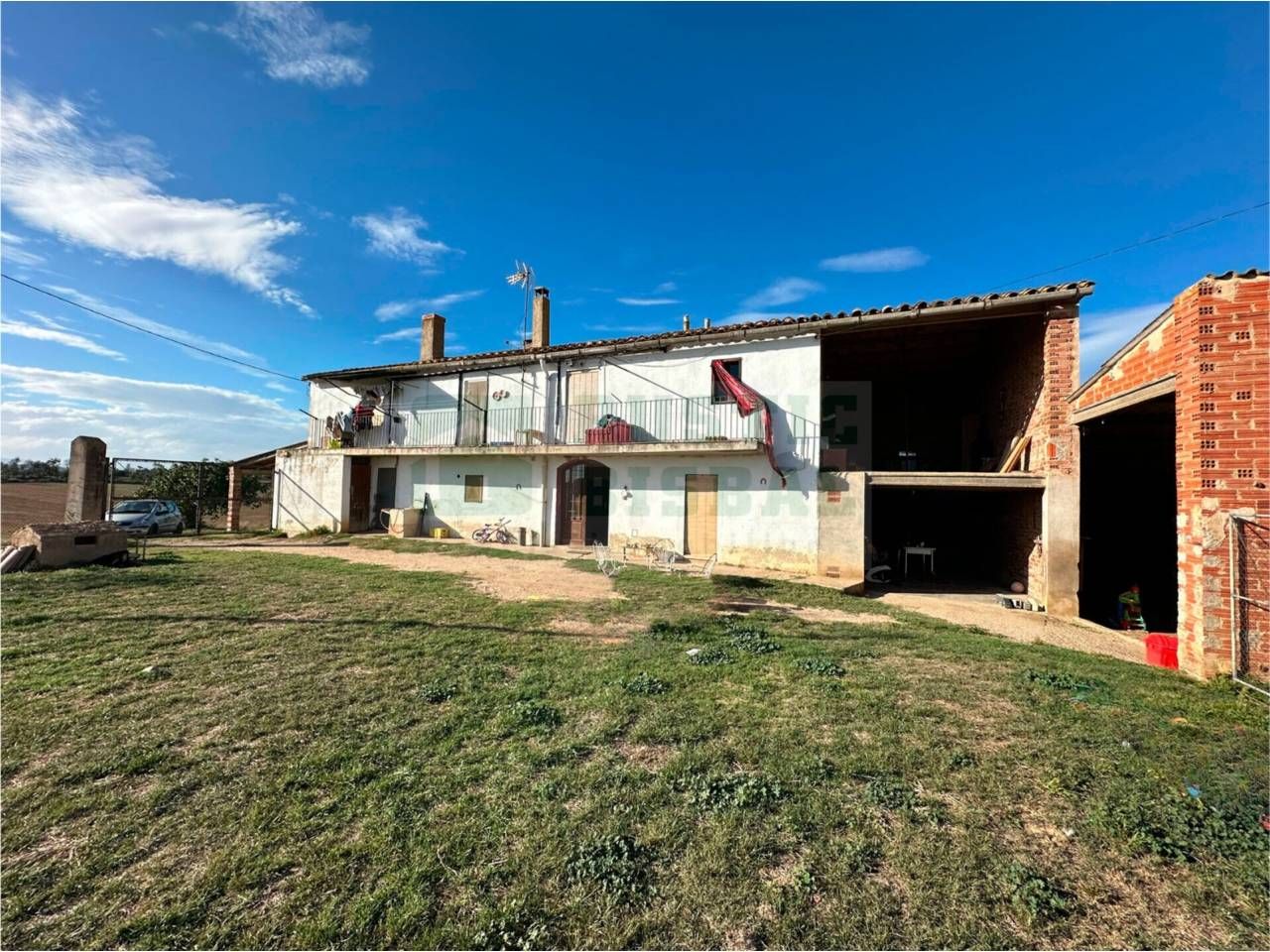 Exterior view of Country house for sale in Sant Jordi Desvalls  with Heating, Private garden and Terrace