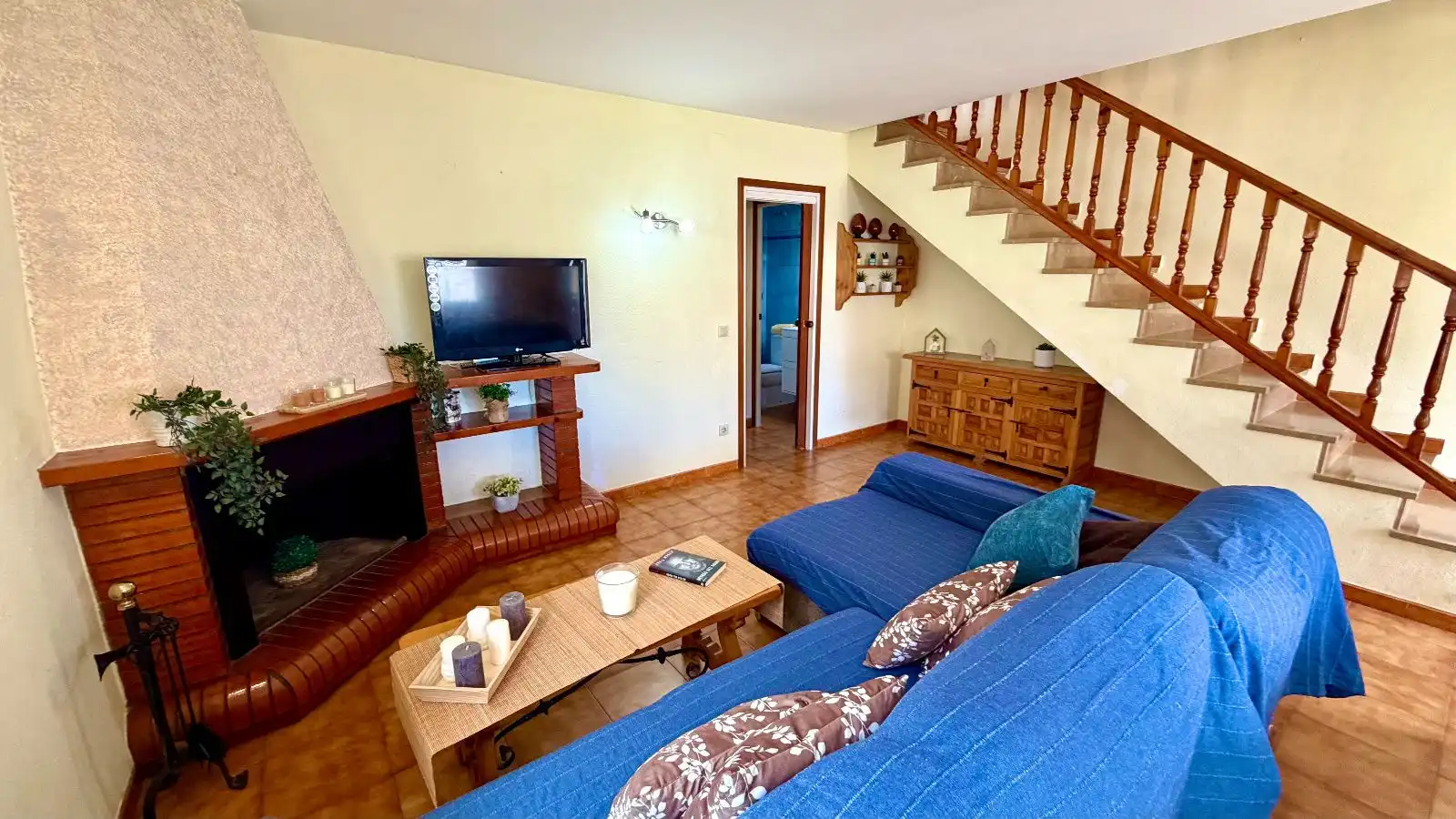Sala de estar de Casa o chalet en venta en Cunit con Aire acondicionado, Calefacción y Jardín privado