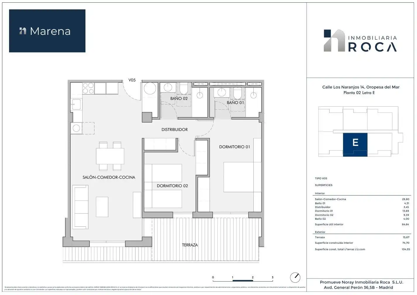 Apartamento en venta en Oropesa del Mar / Orpesa con Jardín privado, Terraza y Piscina comunitaria