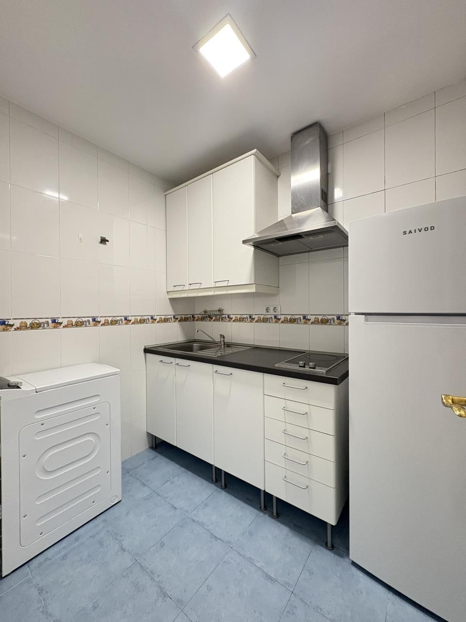 Kitchen of Apartment to rent in  Madrid Capital  with Air Conditioner, Heating and Parquet flooring