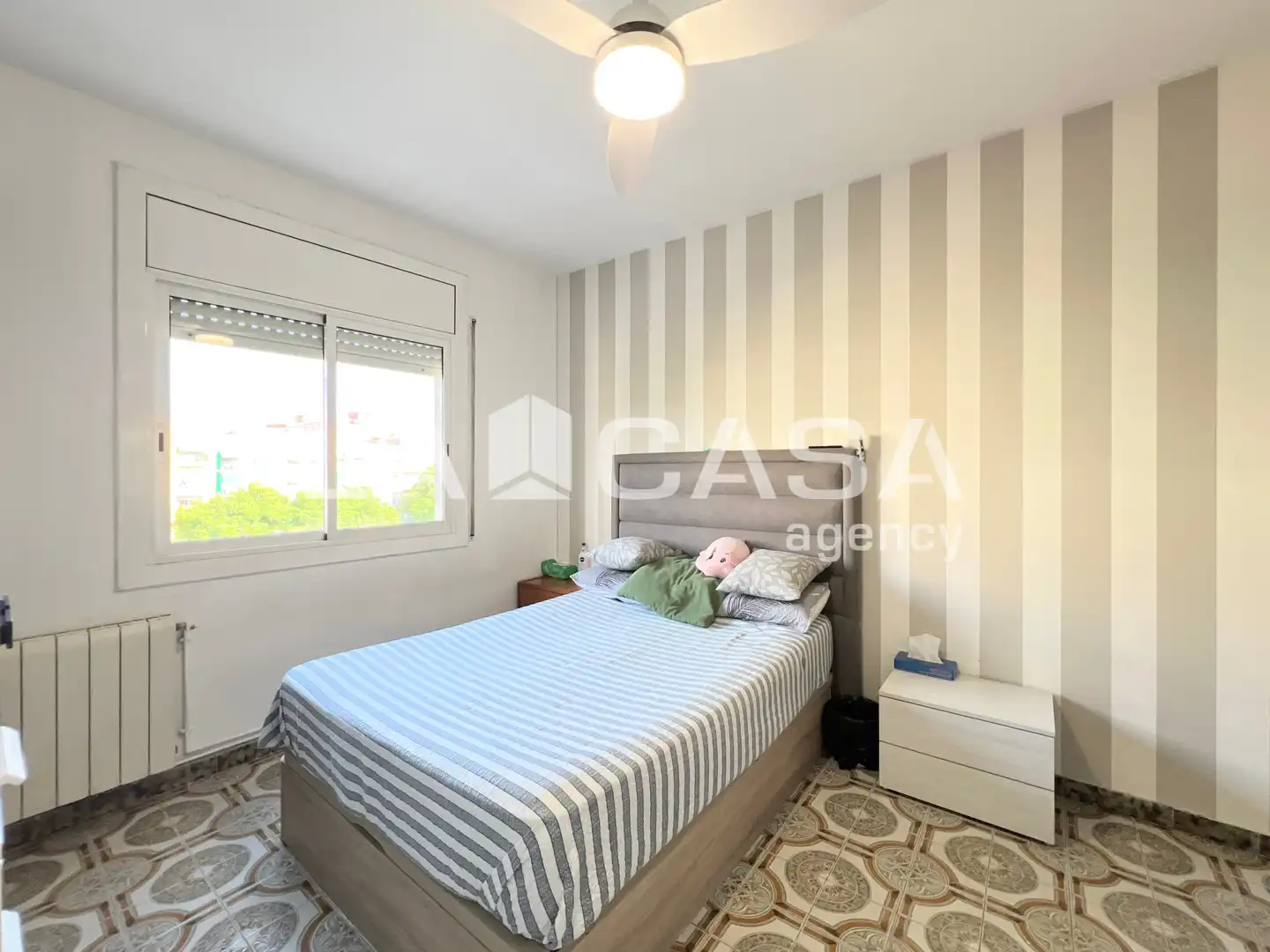 Schlafzimmer von Wohnung zum Verkauf in Badalona mit Heizung und Balkon