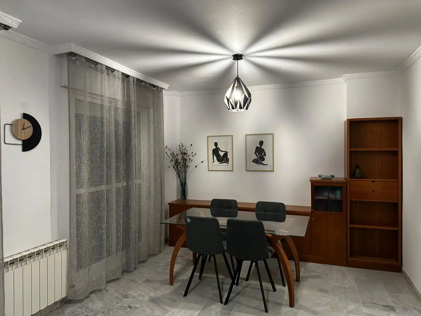 Dining room of Flat for rent in Granada  with Air Conditioner, Heating and Terrace