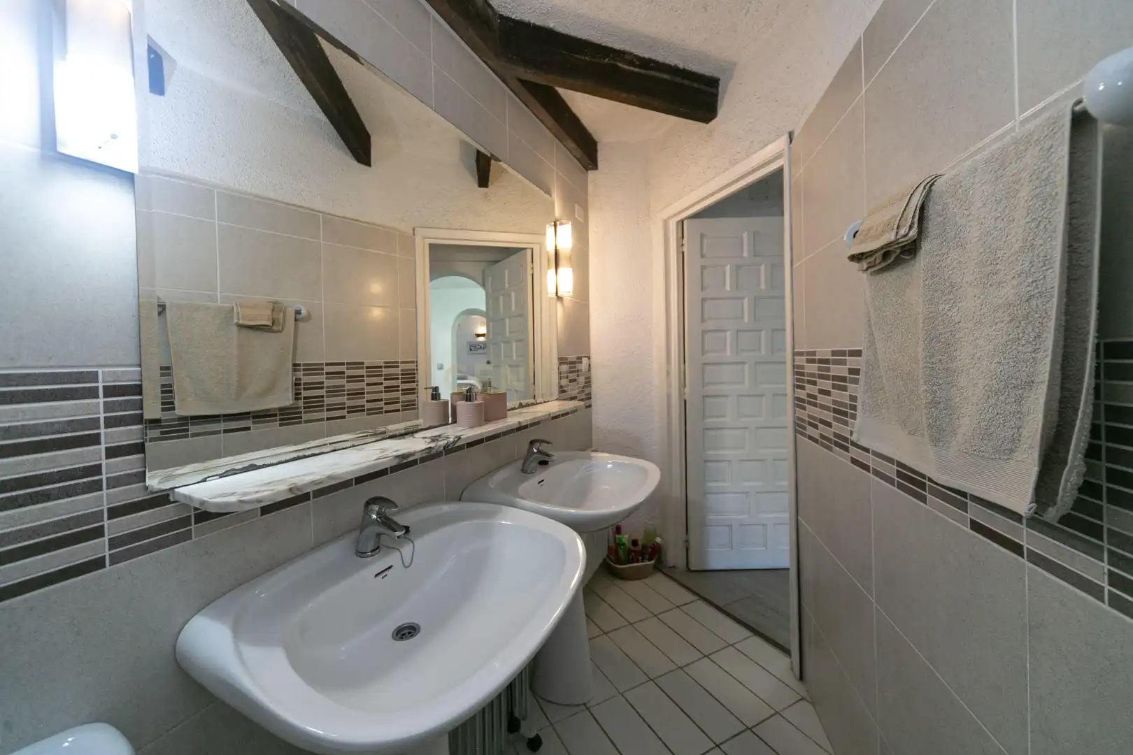 Baño de Apartamento de alquiler en Benissa con Aire acondicionado, Trastero y Piscina