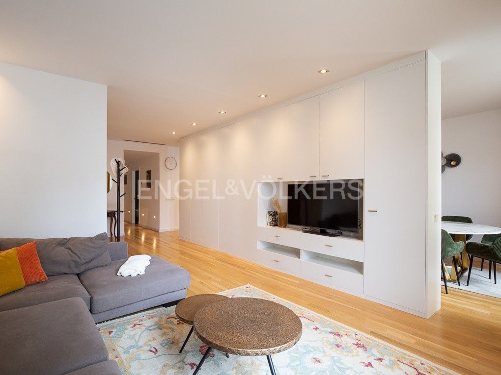 Living room of Apartment to rent in  Valencia Capital  with Air Conditioner, Heating and Furnished