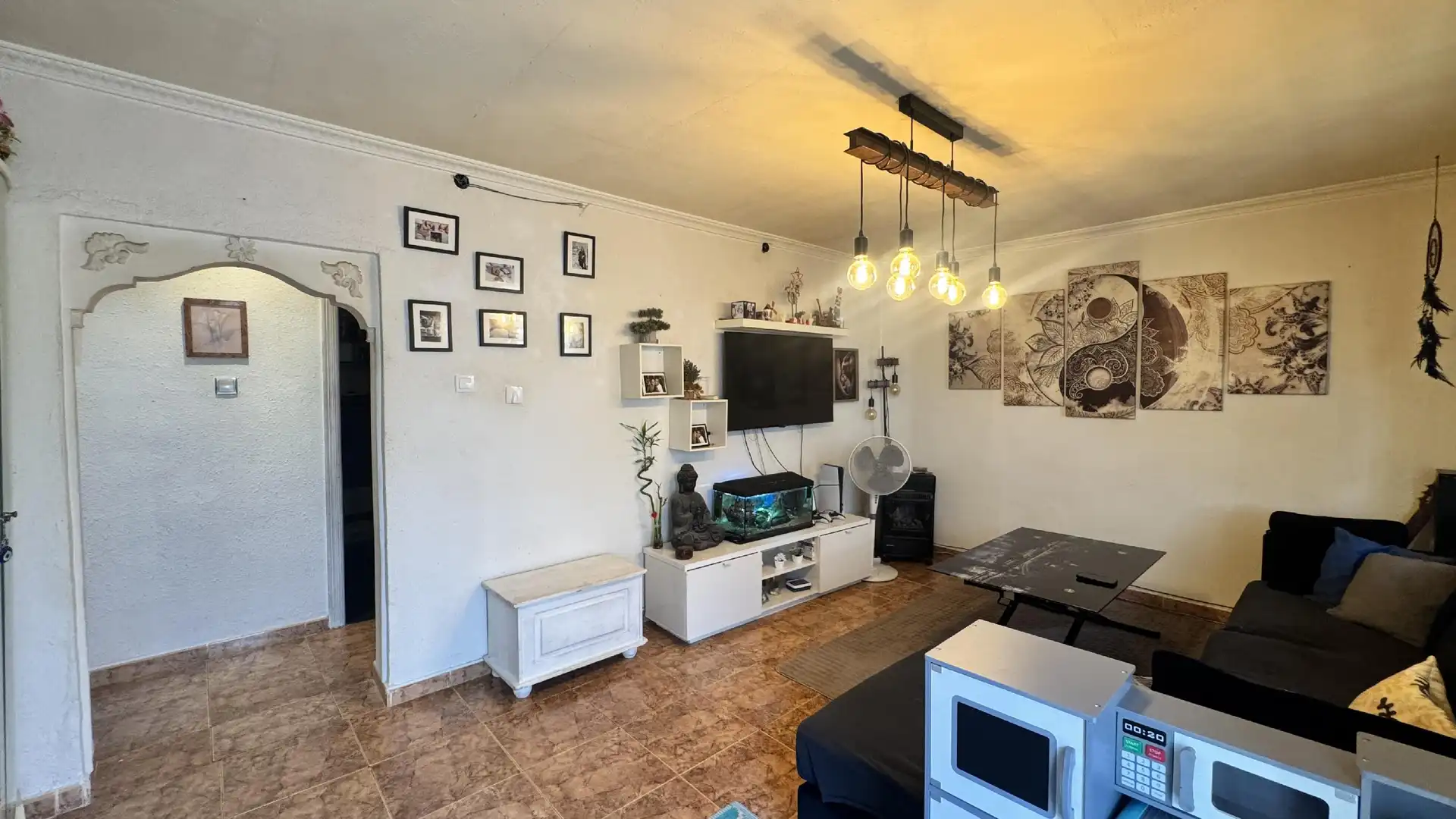 Sala d'estar de Pis en venda en Alicante / Alacant amb Balcó