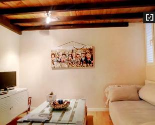 Living room of Flat to rent in  Madrid Capital  with Air Conditioner and Balcony