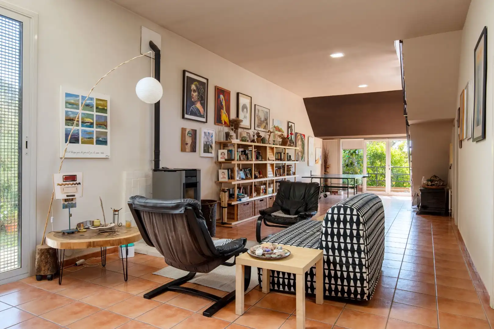 Sala d'estar de Casa o xalet en venda en Castellar del Vallès amb Aire condicionat, Calefacció i Jardí privat