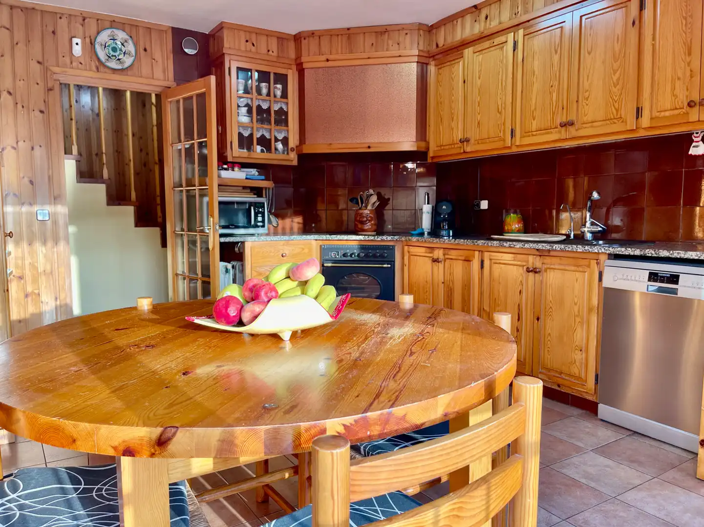 Cocina de Casa o chalet en venta en Sant Pau de Segúries con Aire acondicionado, Jardín privado y Terraza