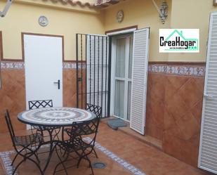 Exterior view of Single-family semi-detached for sale in San Juan de Aznalfarache  with Air Conditioner, Terrace and Storage room