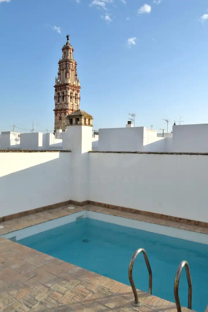 Terrace of Attic for sale in Écija  with Air Conditioner, Terrace and Swimming Pool