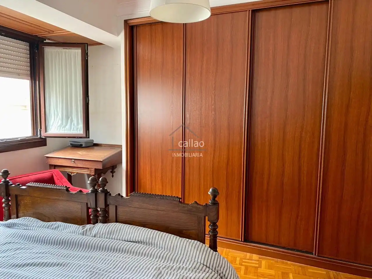 Schlafzimmer von Wohnung zur Miete in Ferrol mit Heizung und Möbliert