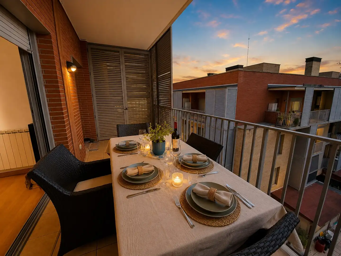 Terrace of Flat for sale in Girona  with Air Conditioner, Heating and Terrace
