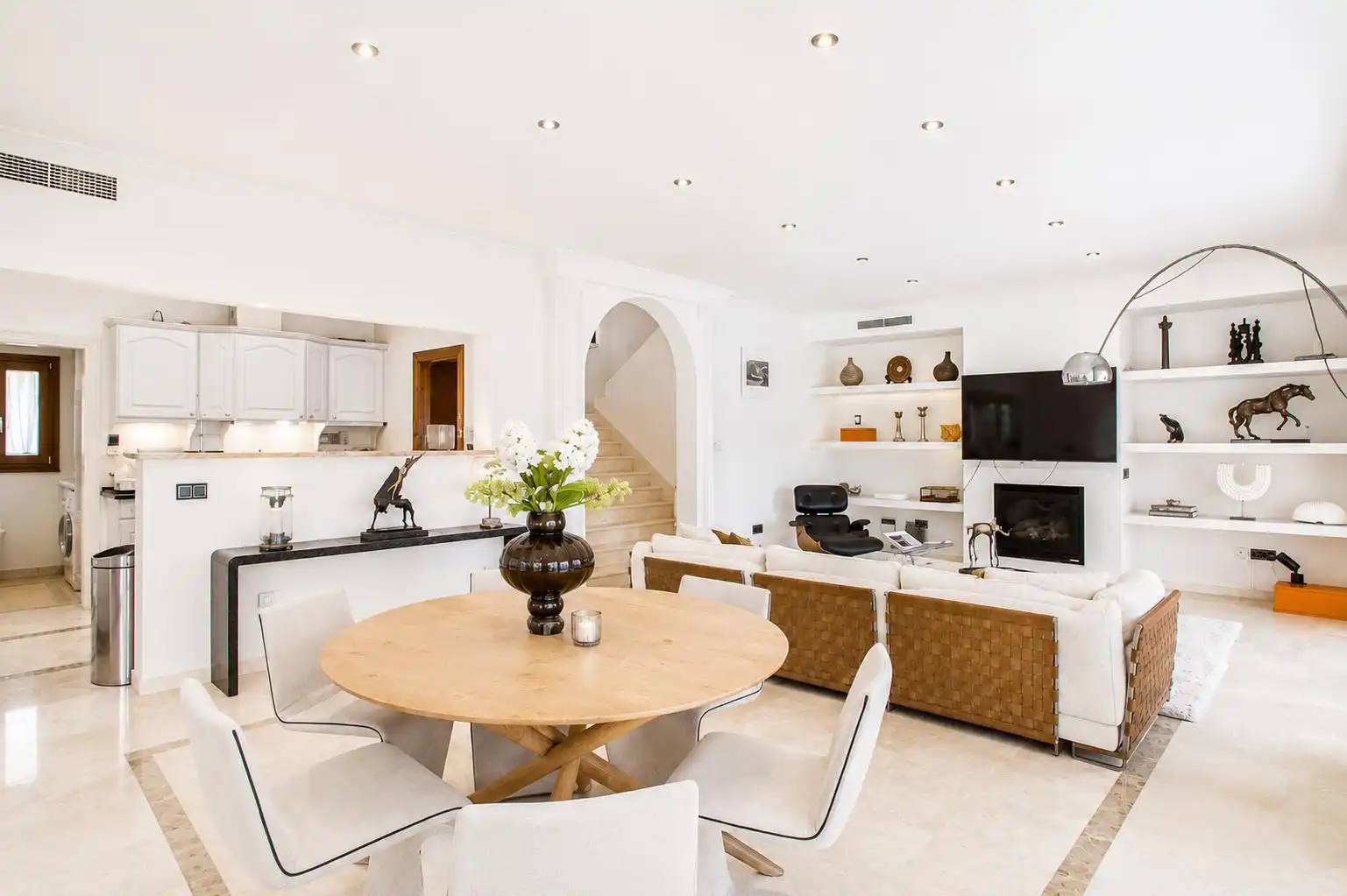 Sala d'estar de Casa o xalet de lloguer en Milla de Oro