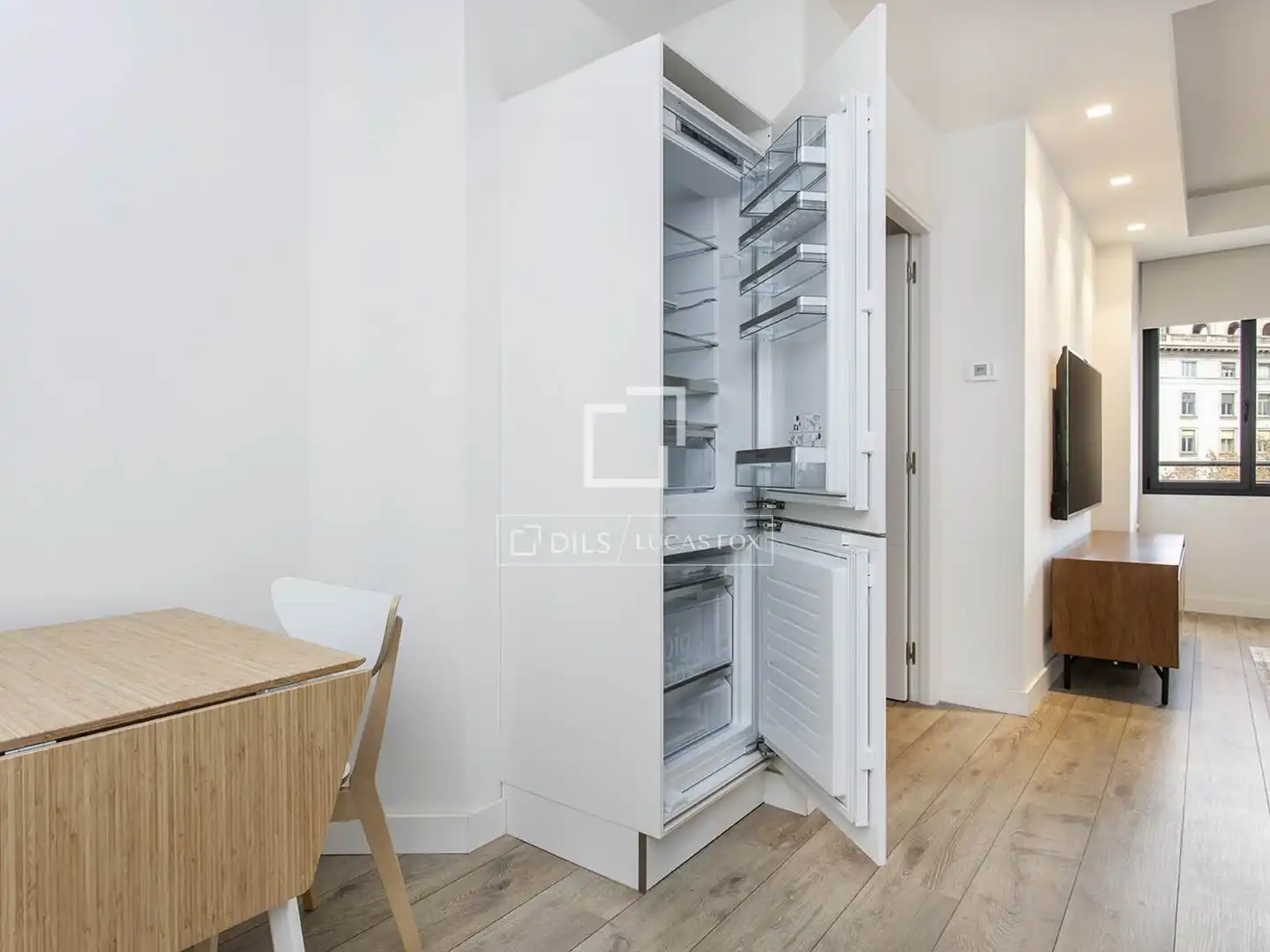 Kitchen of Flat for rent in Barcelona  with Air Conditioner, Heating and Parquet flooring