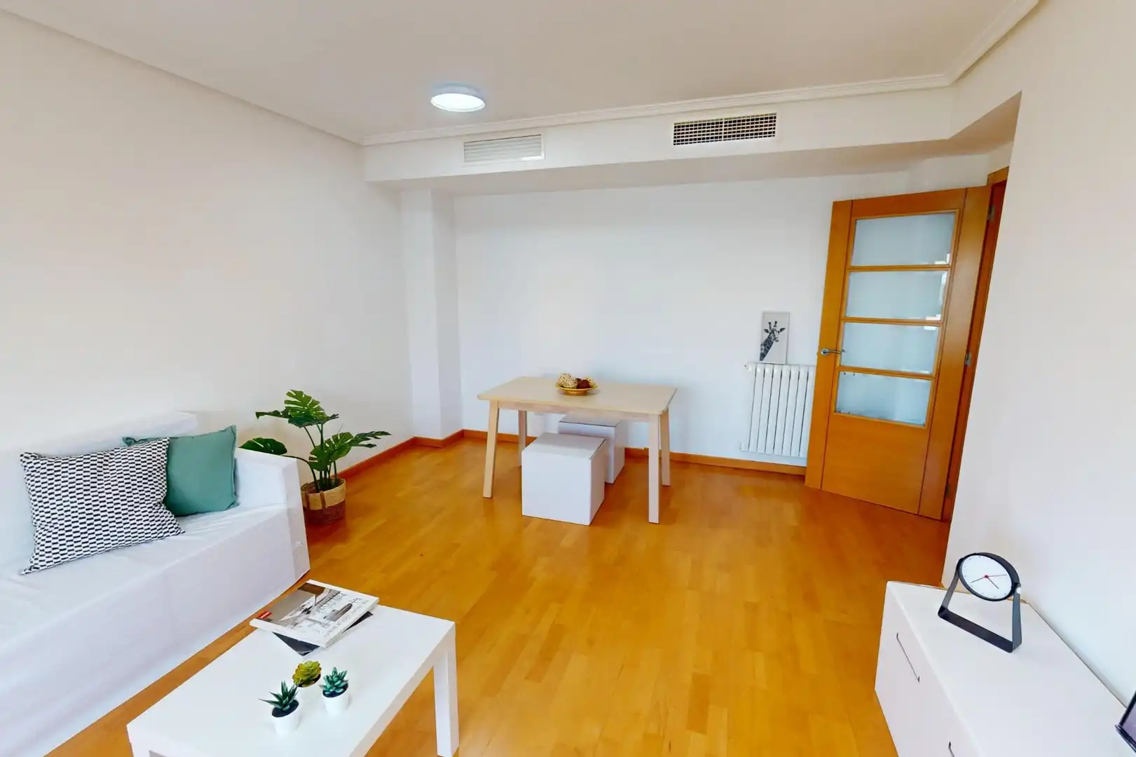 Sala d'estar de Pis en venda en Valencia amb Aire condicionat, Parquet i Piscina comunitària