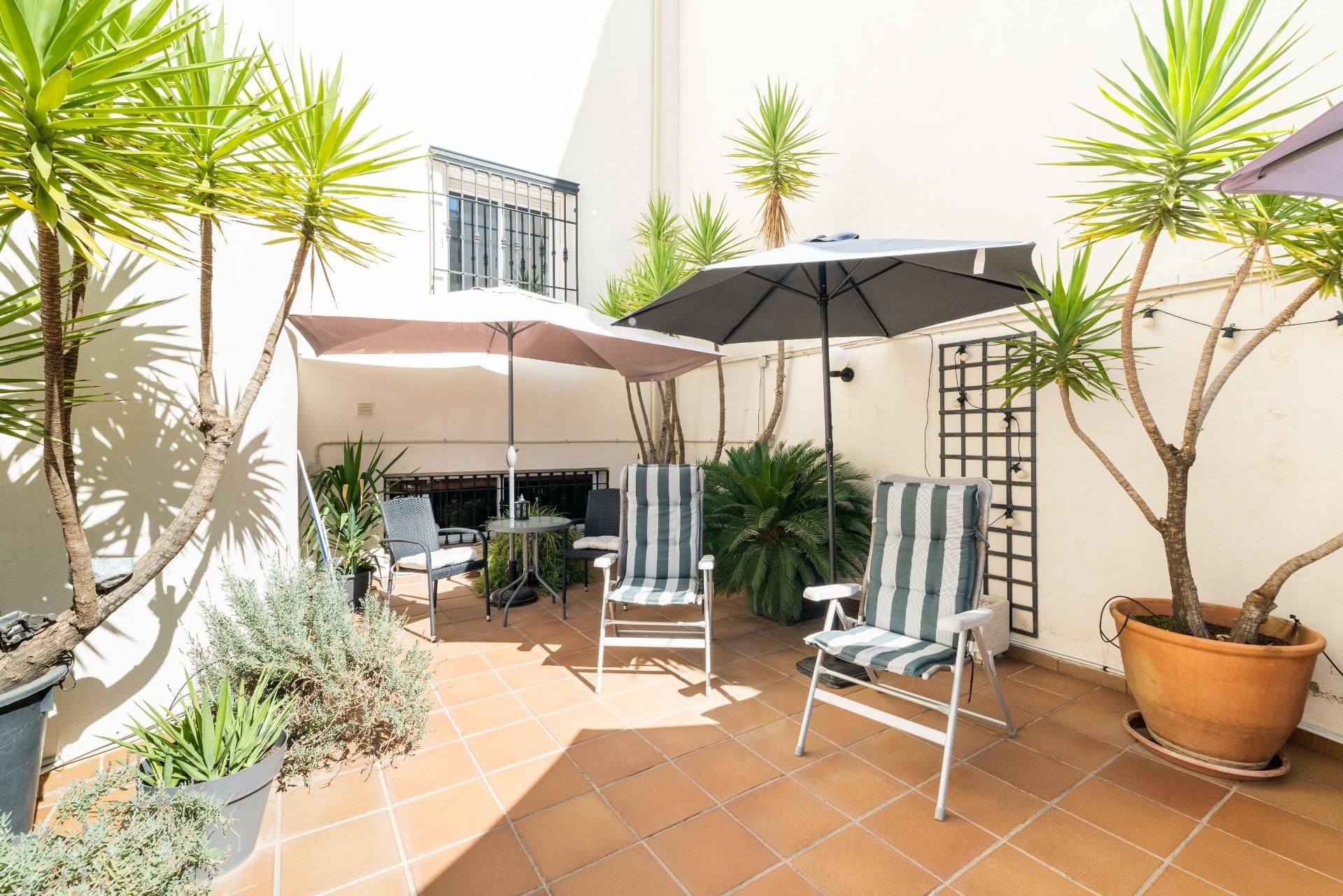 Terrassa de Casa o xalet en venda en Santa Fe amb Calefacció, Jardí privat i Terrassa