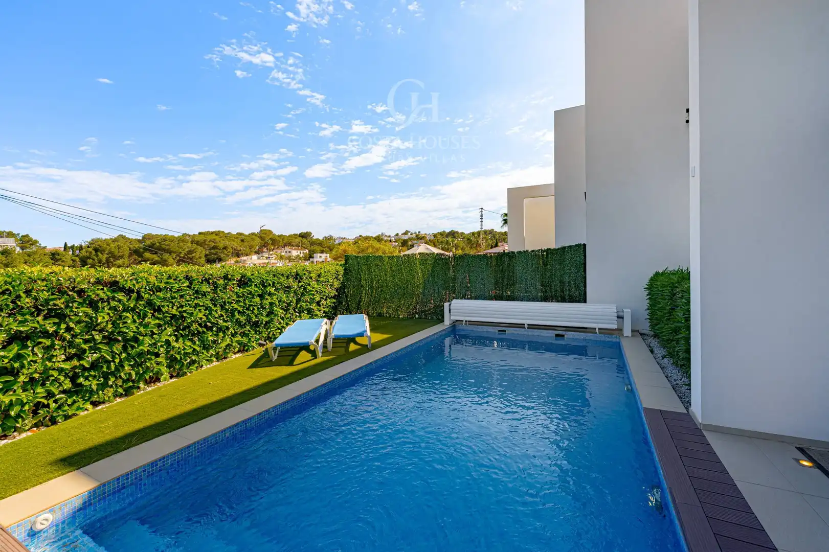Swimming pool of Houses for sale in Moraira  with Air Conditioner, Heating and Private garden